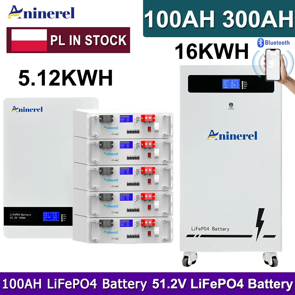 Batterie LiFePO4 51,2 V pour stockage solaire