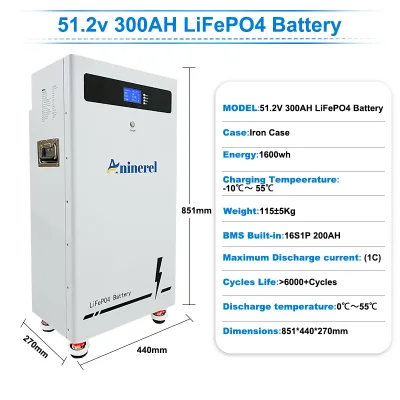 Batterie LiFePO4 51,2 V pour stockage solaire – image 2
