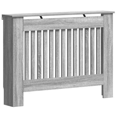 Cache-radiateur gris Sonoma en bois d'ingénierie – image 2