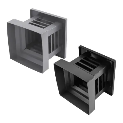 Capuchon de cheminée en aluminium noir 25,5 cm – image 3