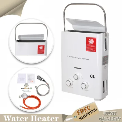 Chauffe-eau instantané au gaz propane en inox