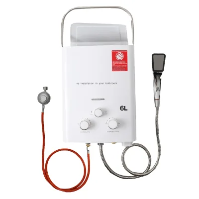 Chauffe-eau instantané au gaz propane en inox – image 2