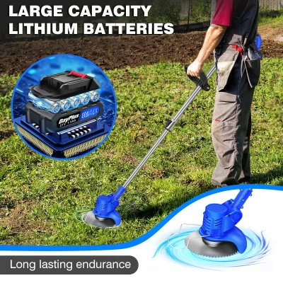 Coupe-herbe électrique sans fil bleu 21 V – image 3