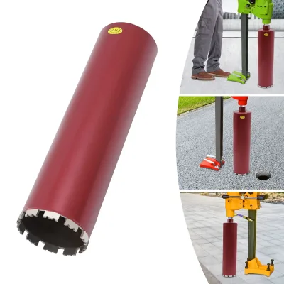 Couronne de carottage diamantée rouge – image 2