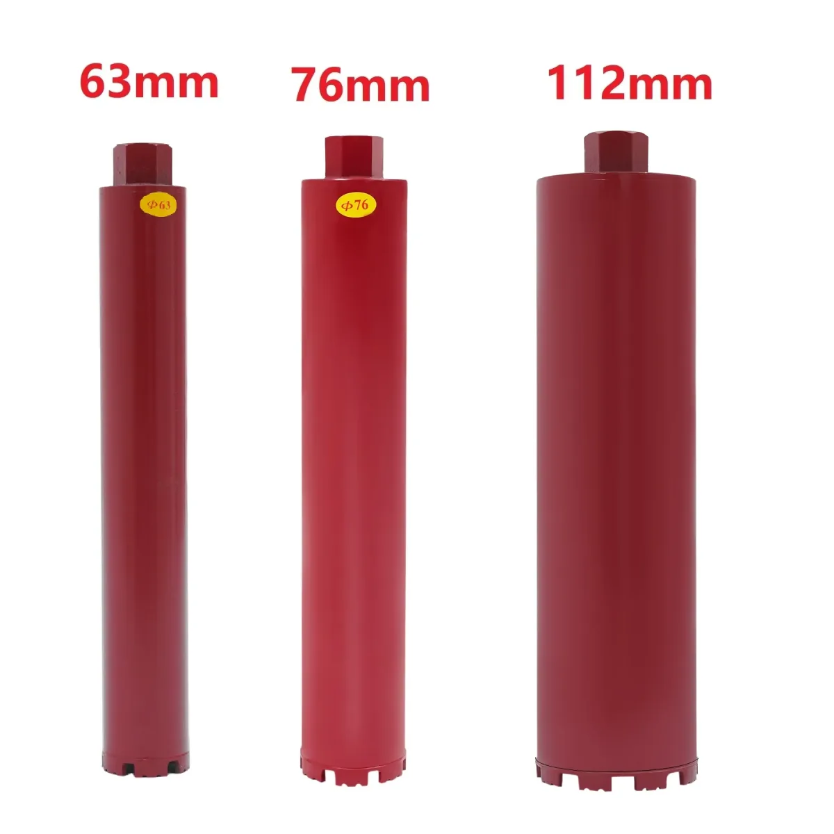 Foret diamanté rouge pour béton armé