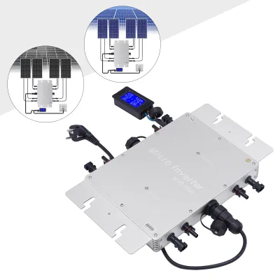 Micro-onduleur solaire étanche 1200 W, écran LCD – image 2