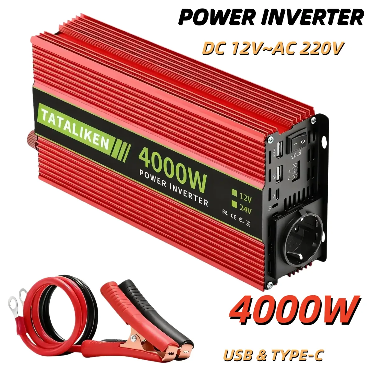 Onduleur 12 V 220 V à onde sinusoïdale modifiée