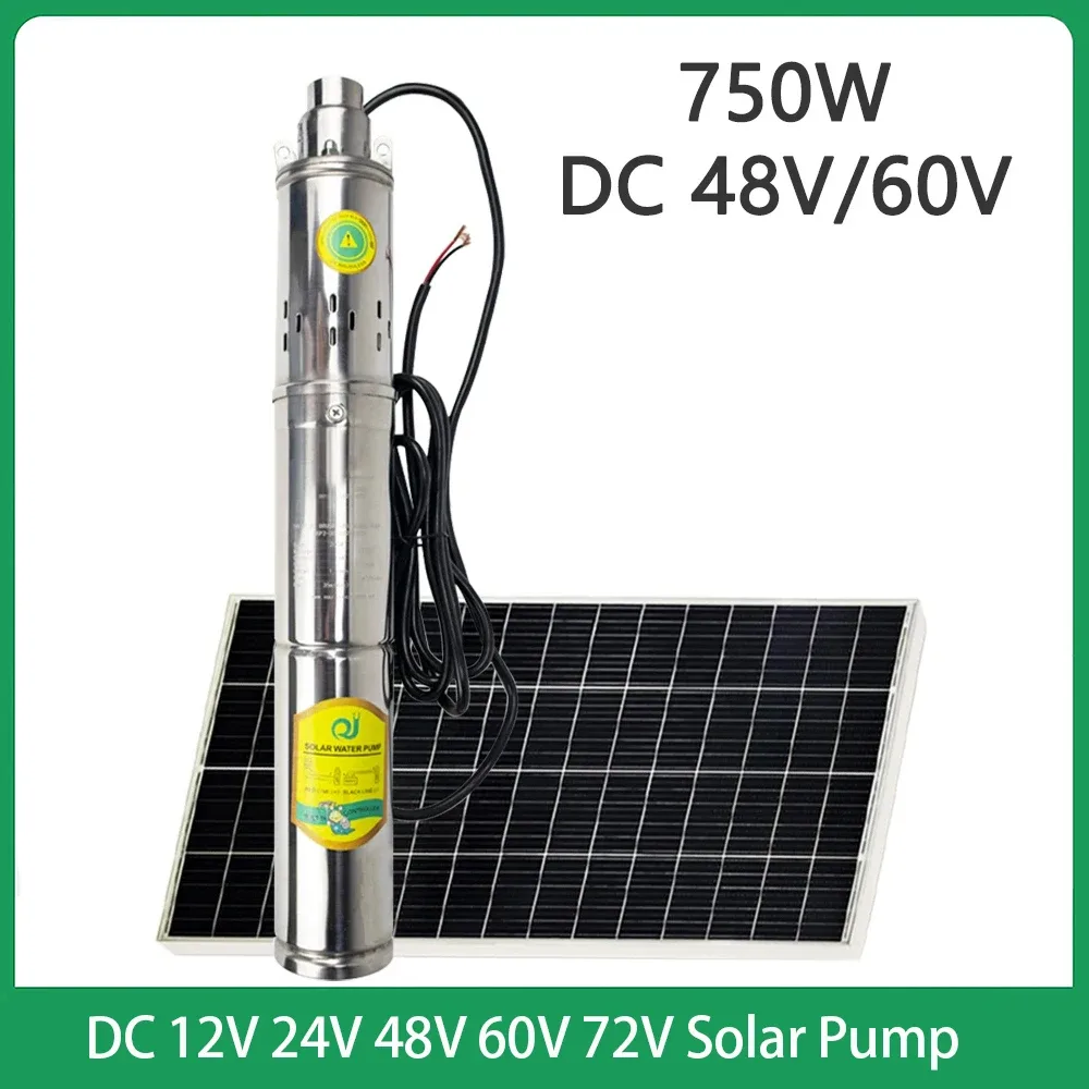 Pompe solaire submersible 750 W pour puits